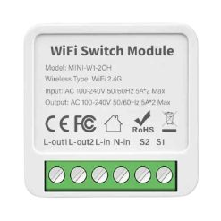 Smart Life WiFi 2 Gang Mini Switch