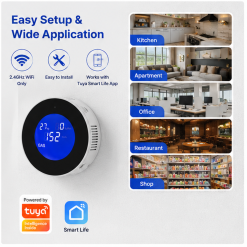 Tuya Smart Life WiFi Gas Leakage Detector Sensor Alarm 4