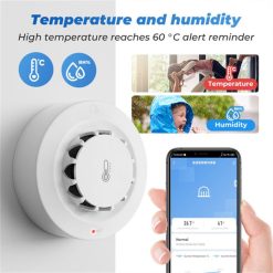 Tuya WiFi Smoke Detector with Temperature & Humidity Sensors