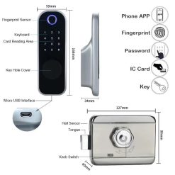 tuya-outdoor-wifi-smart-lock with backside